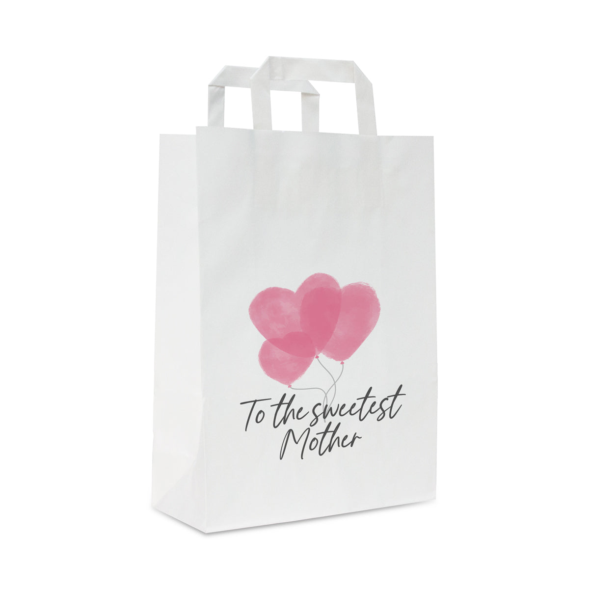 Papieren Moederdag tassen "To the sweetest Mother"
