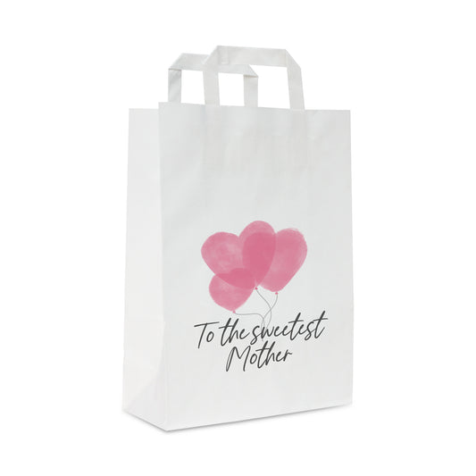 Papieren Moederdag tassen "To the sweetest Mother"