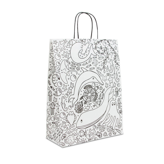 Twisted papieren tassen Kleurplaat