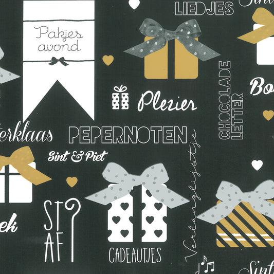 Sinterklaas inpakpapier D90039