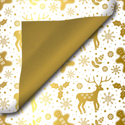 Kerst inpakpapier D090218