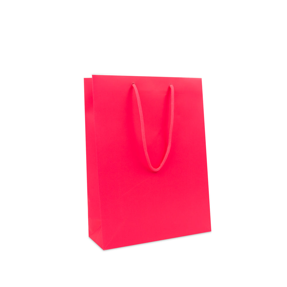 Luxe papieren tassen Fluor mat
