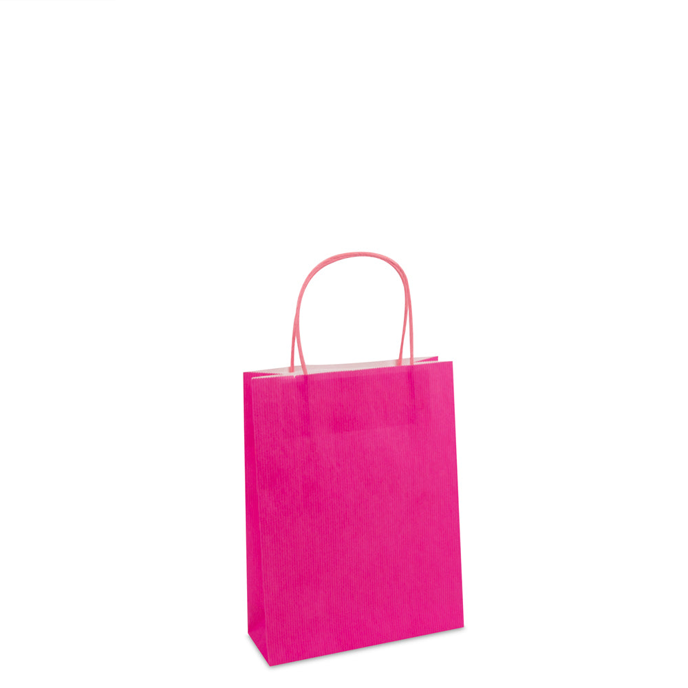 Luxe twisted papieren tas met bodemkarton