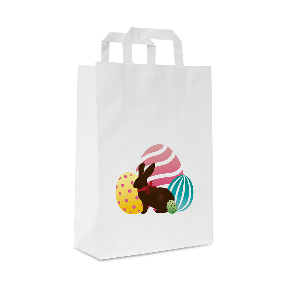 Pasen papieren draagtassen Easter eggs