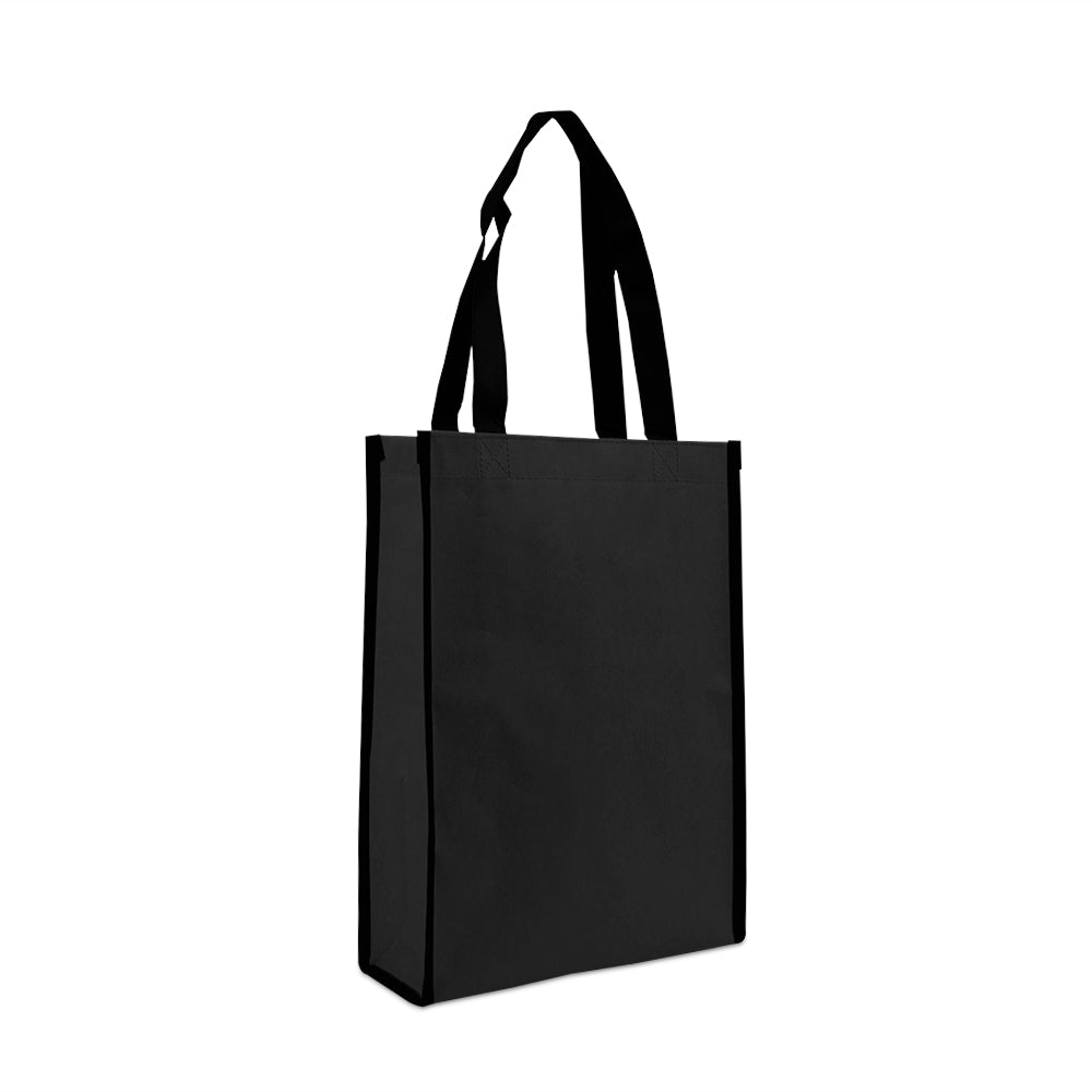 Luxe papieren tassen met non-woven binnenvoering ecologisch