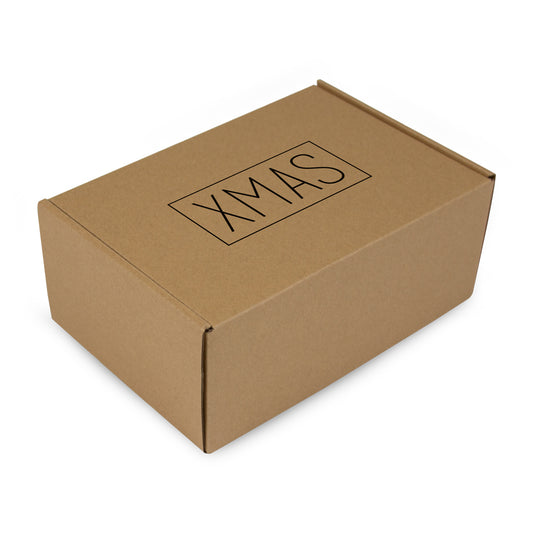 Kartonnen kerstgeschenkdozen "XMAS"