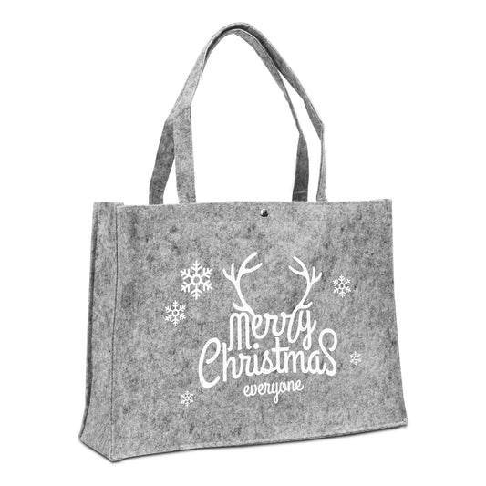 Vilten kersttassen "Merry Christmas"