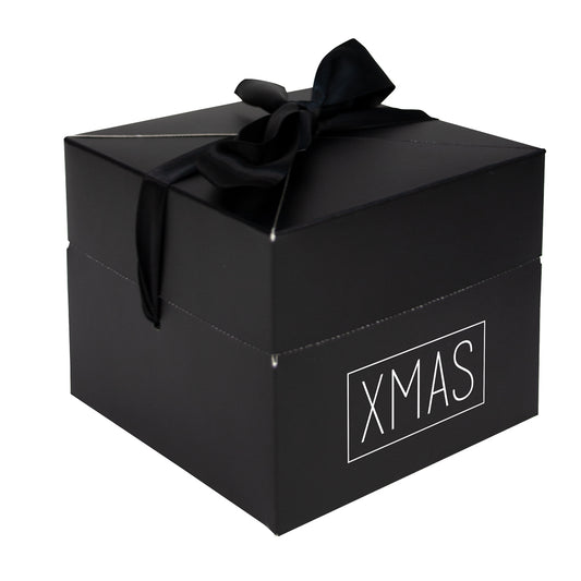 Kerst  pop-up dozen met sluitlint - "XMAS"
