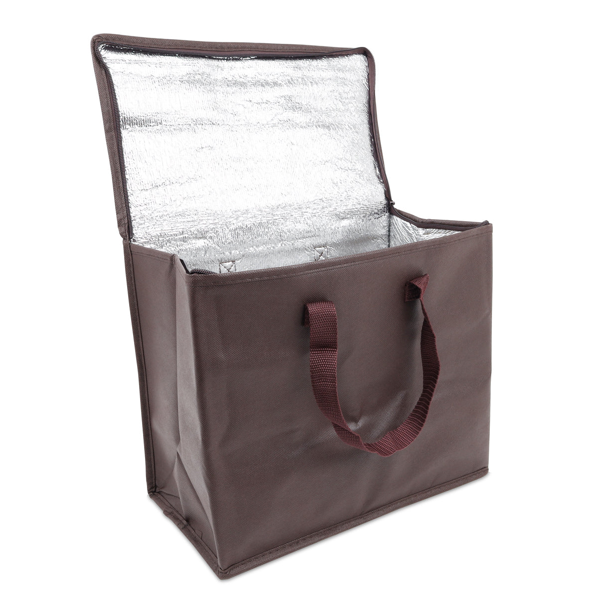 Non-woven koeltas met ritssluiting