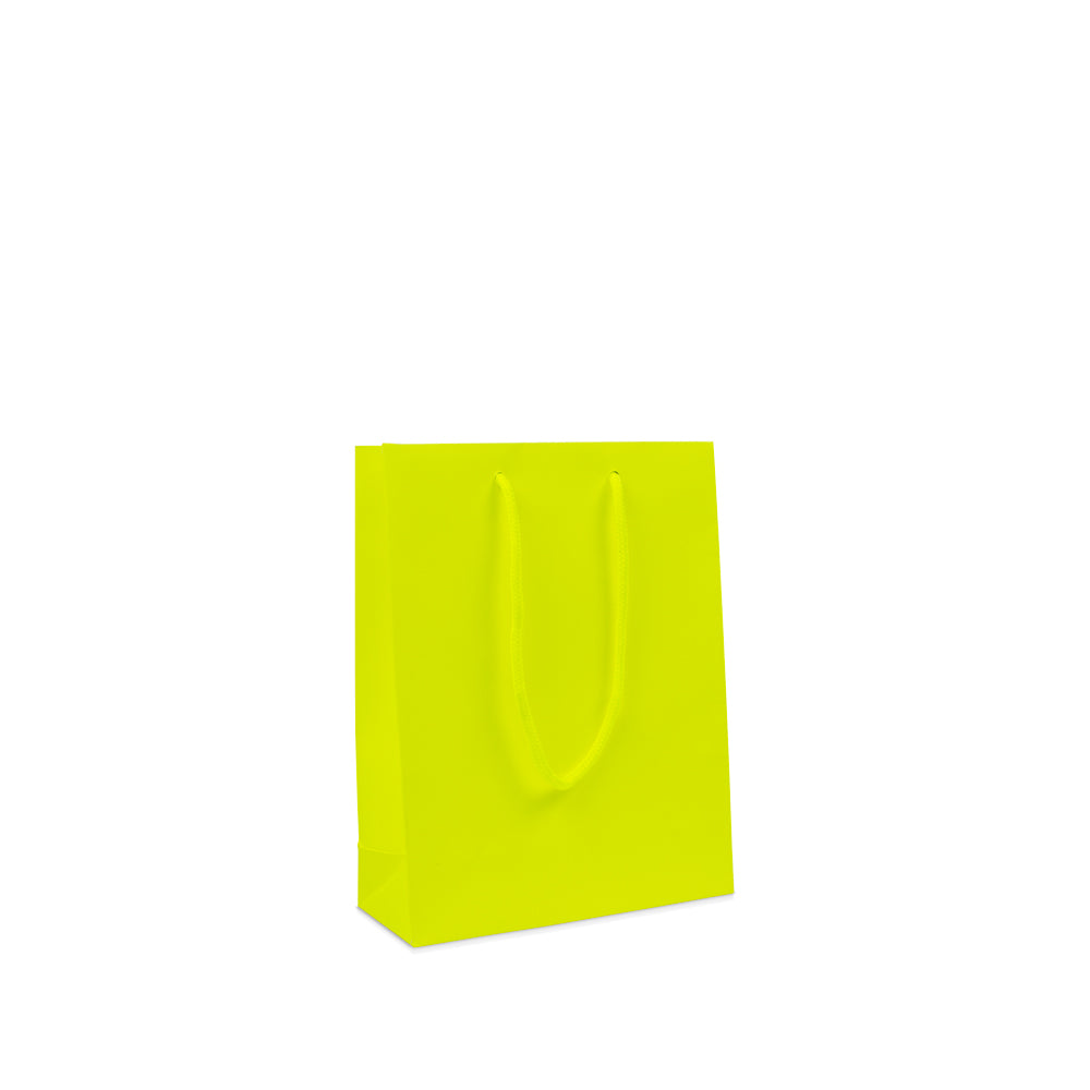 Luxe papieren tassen Fluor mat