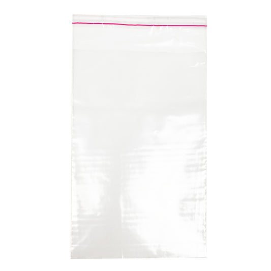 Plastic zakjes met klepsluiting transparant