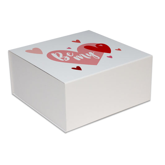 Luxe valentijn magneetdozen "Be my valentine"