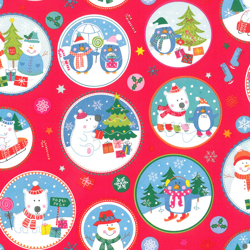 Kerst inpakpapier D90160