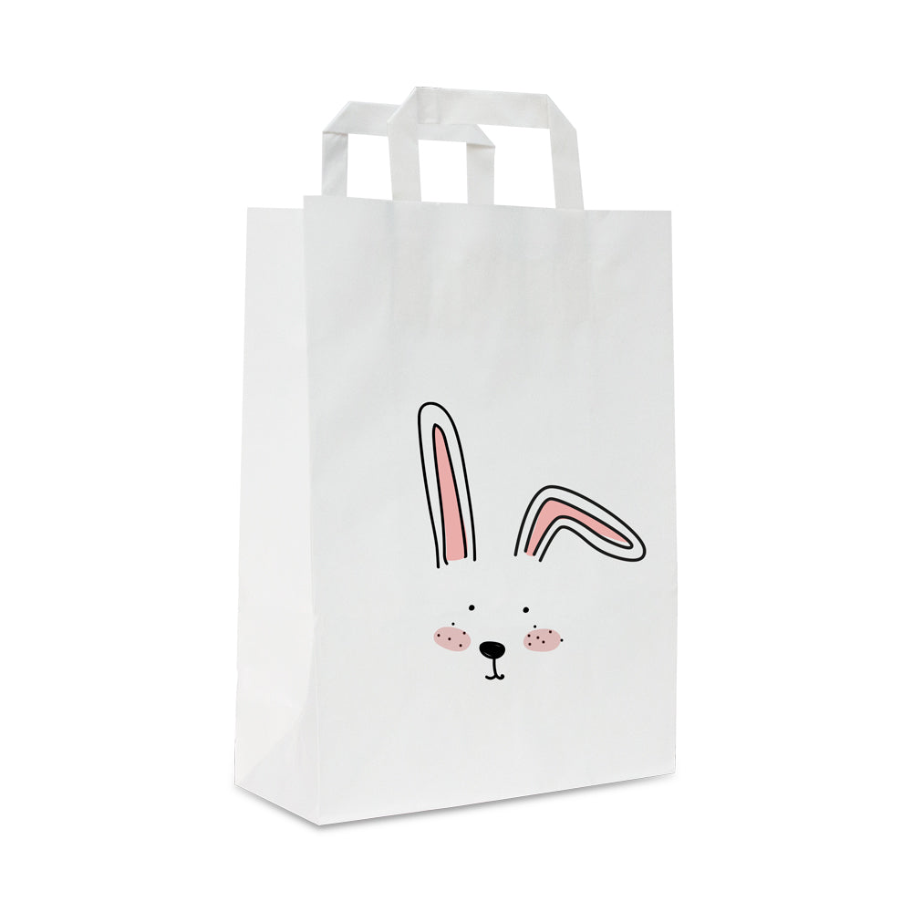 Pasen papieren draagtassen Rabbit