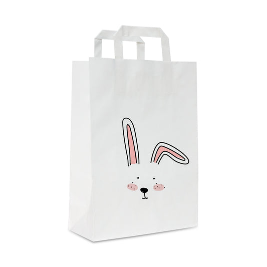 Pasen papieren draagtassen Rabbit