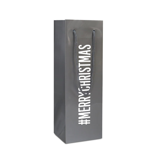 Luxe papieren Kerst wijnflestassen #MERRYCHRISTMAS