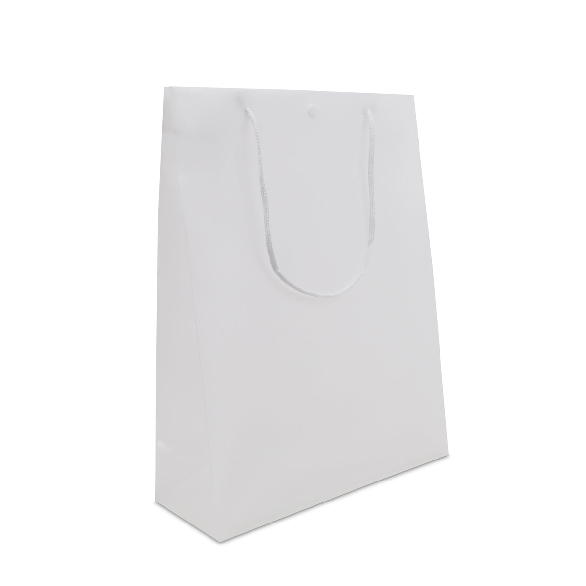 Luxe tassen met drukknoop plastic