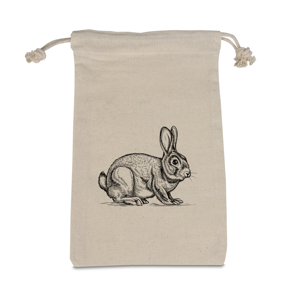 Pasen katoenen geschenkzakjes Bunny
