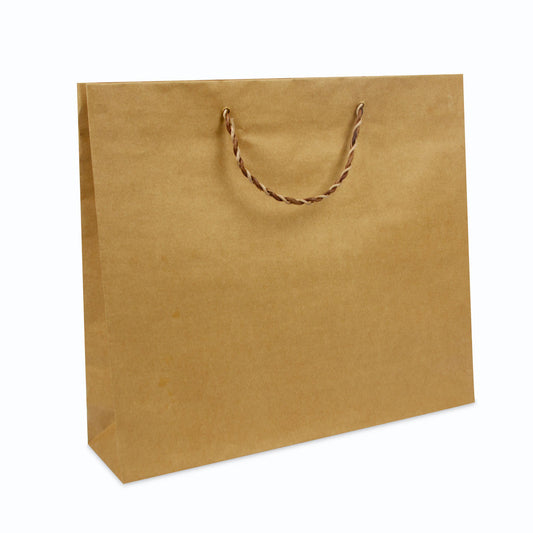 Luxe tassen met banana koorden gerecycled papier
