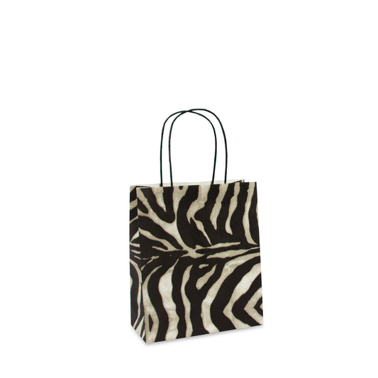 Twisted papieren tassen Zebra