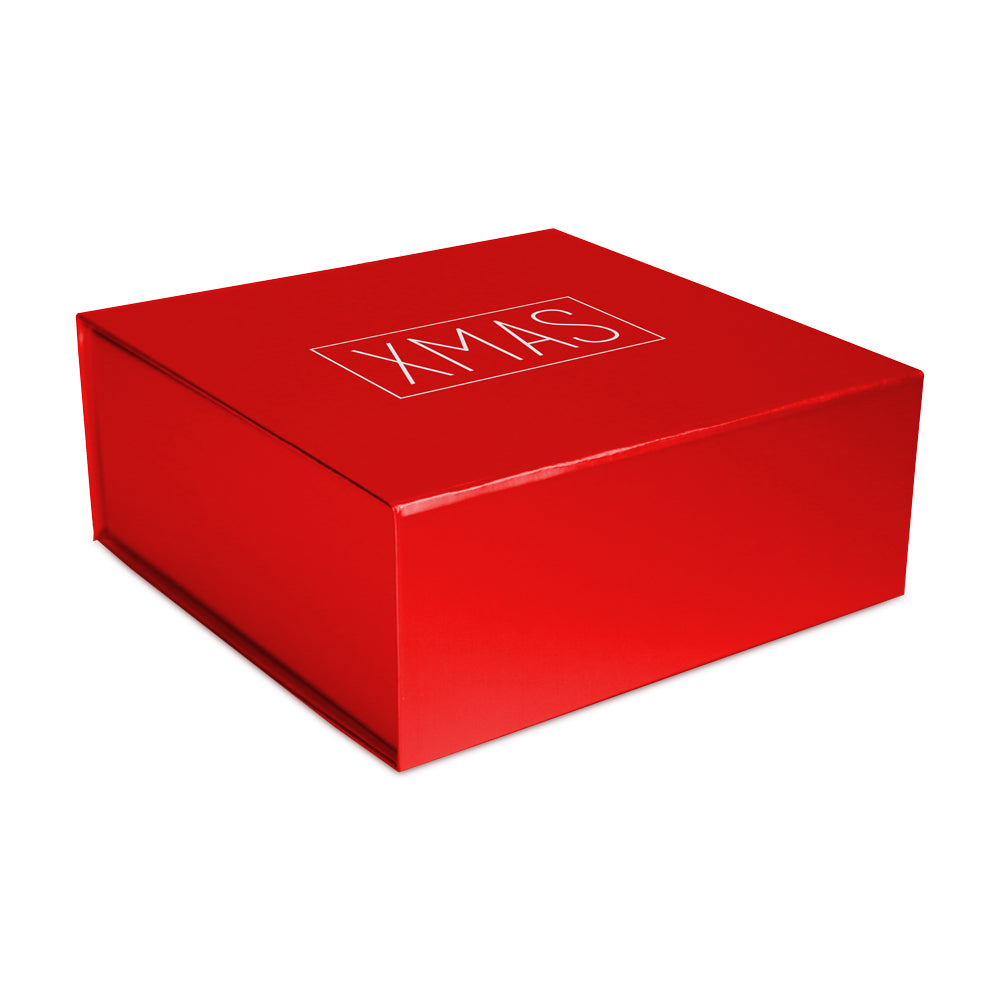 Luxe kerstmagneetdozen "XMAS"