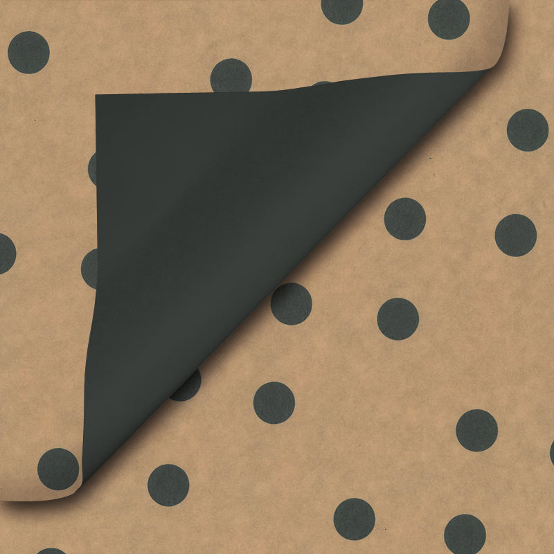 Bruin inpakpapier Stip dessin