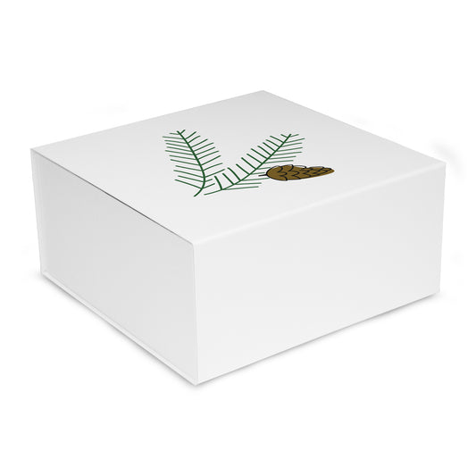 Luxe kerstmagneetdozen Pine