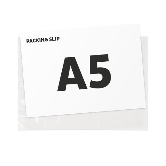 Documenthoesjes/Plastic pakbonhoesje