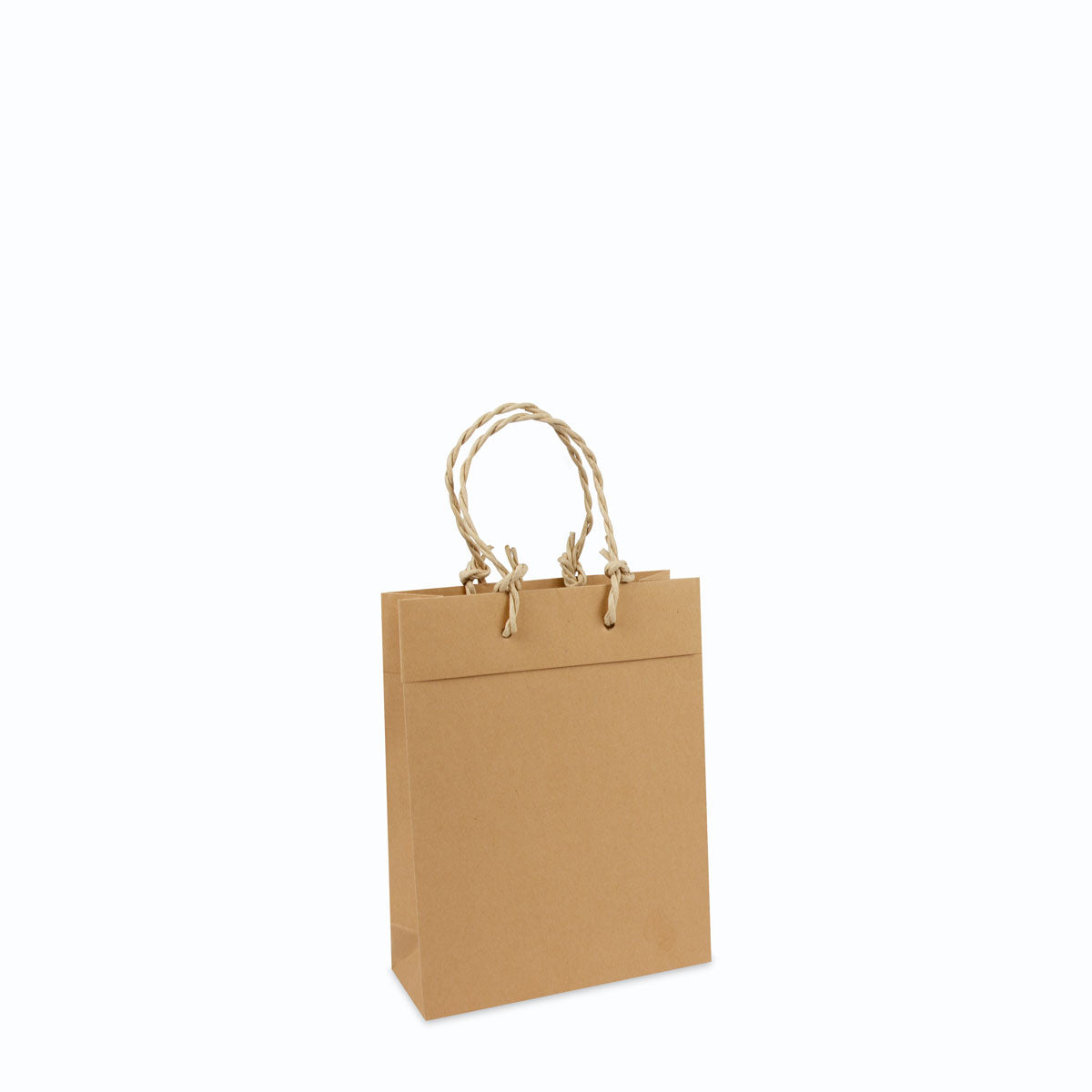 Luxe kraft tassen met omslag gerecycled