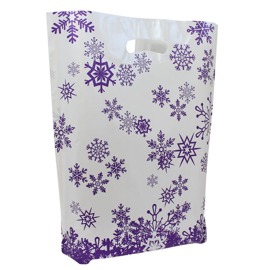 Plastic kersttassen Winter Stars