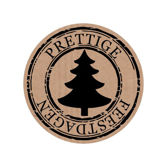 Etiketten "Prettige feestdagen"